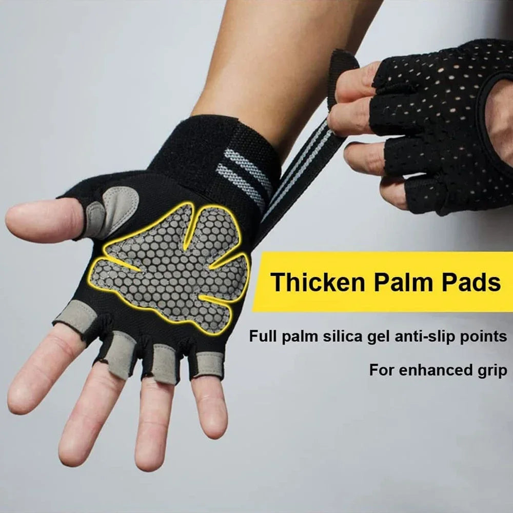 Oneside Weightlifting Gloves with Wrist Support