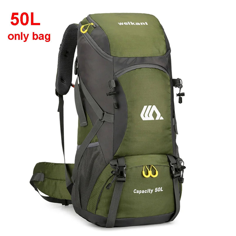 Oneside 50L Hiking Backpack — Waterproof Travel Rucksack