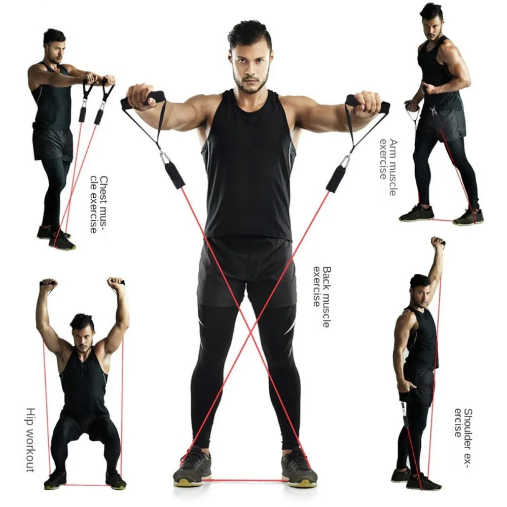 Oneside 5-Tube Resistance Trainer — Yoga & Home Workouts