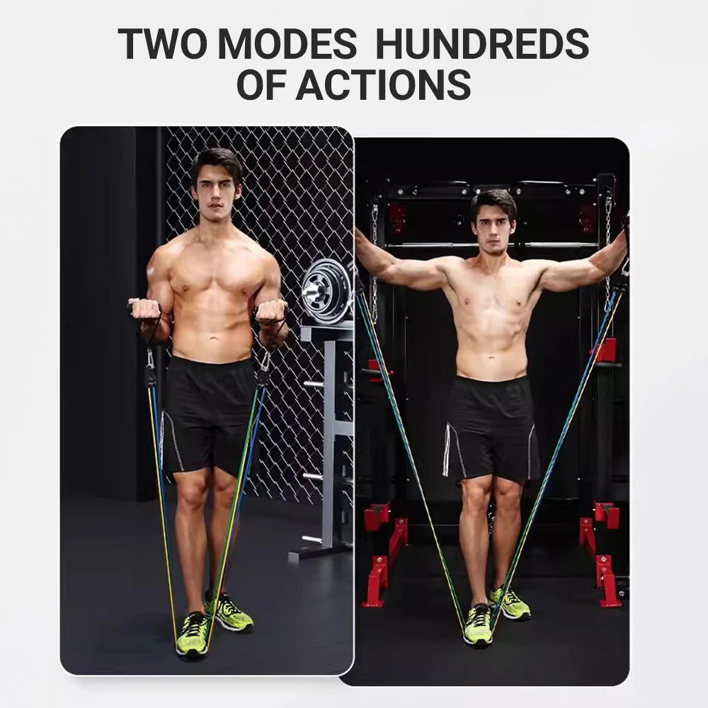 Oneside Resistance Bands Set — 10–14 Piece Training Kit