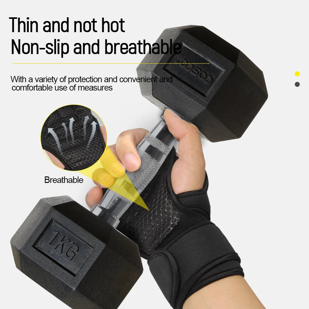 Oneside Workout Gloves with Wrist Wraps
