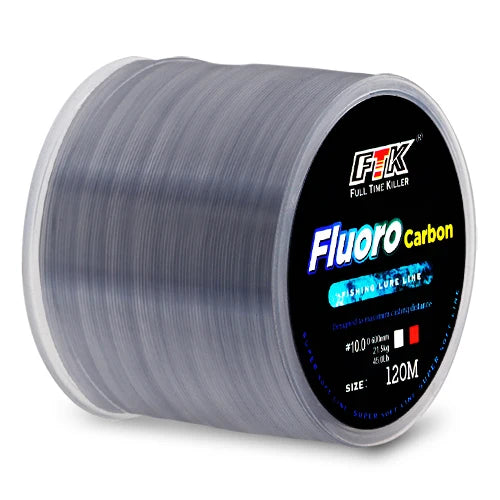 Oneside Fluorocarbon Fishing Line — 120m Carbon Leader