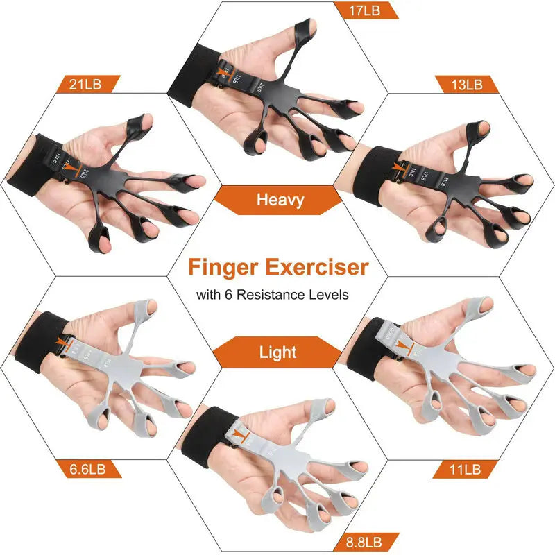 Oneside Silicone Hand & Finger Strengthener — Gripster Trainer