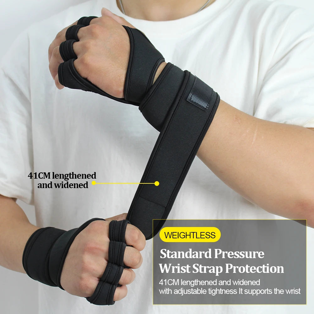 Oneside Workout Gloves with Wrist Wraps