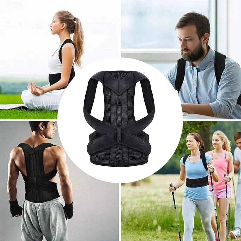Oneside Reinforced Posture Corrector Vest — Lumbar Belt & Spine Support System
