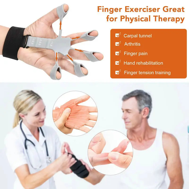 Oneside Silicone Hand & Finger Strengthener — Gripster Trainer