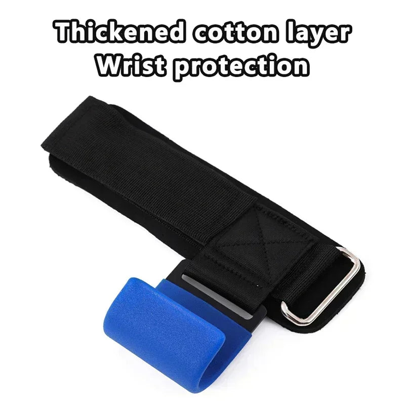 Oneside Lifting Hook Grips with Wrist Wraps