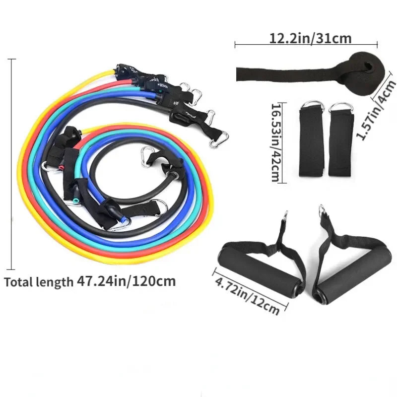 Oneside 5-Tube Resistance Trainer — Yoga & Home Workouts