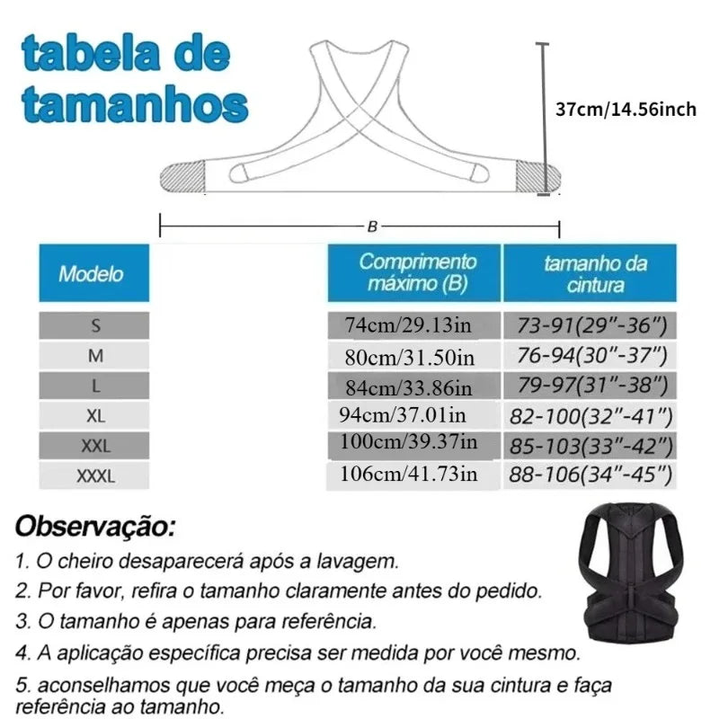 Oneside Reinforced Posture Corrector Vest — Lumbar Belt & Spine Support System