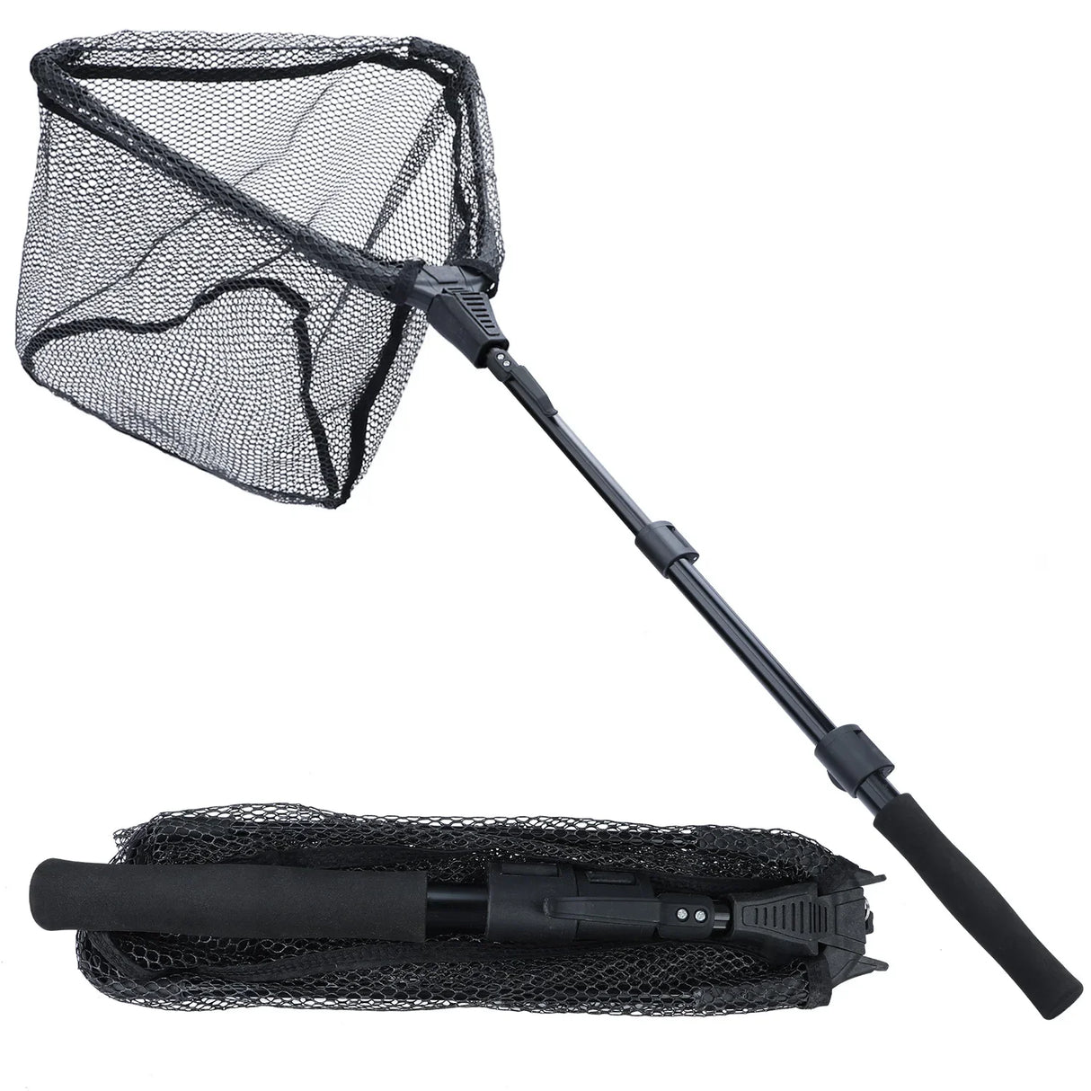 Oneside Telescopic Landing Net — 65–112cm Foldable Brail Net