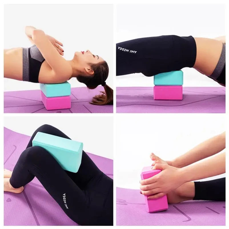 Oneside EVA Foam Yoga Blocks — Stretching & Pilates Pair