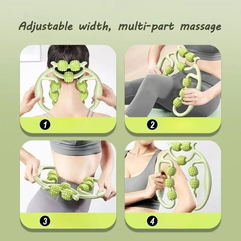 Oneside 9-Wheel Yoga Roller Clip — Muscle Recovery Tool