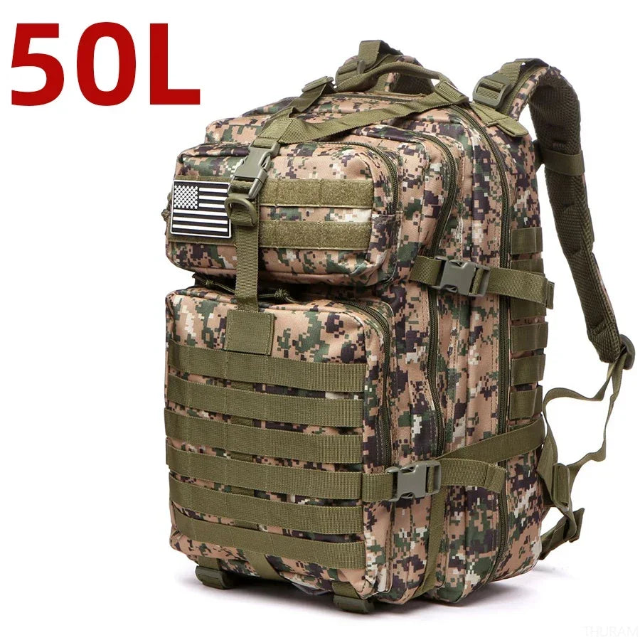 Oneside Tactical Backpack 25L/50L — Waterproof 1000D Nylon