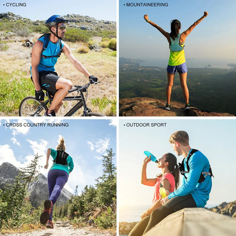 Oneside 5L Ultralight Hydration Vest — 500ml Soft Flasks