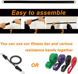 Oneside Workout Bar with Resistance Bands — Yoga & Pilates Set