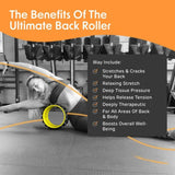 Oneside Foam Yoga Roller Wheel — Back Stretcher & Massager