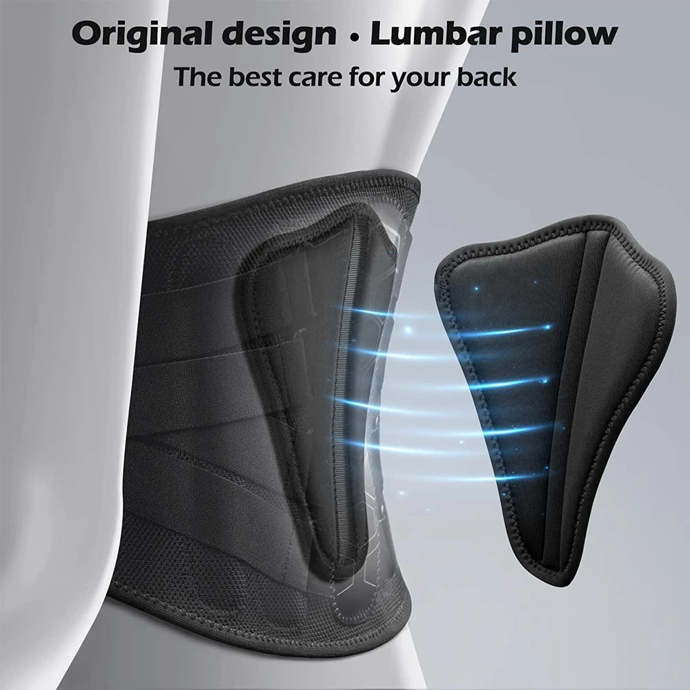 Oneside Lumbar Support Back Brace — Sciatica, Disc & Lower Back Pain Relief
