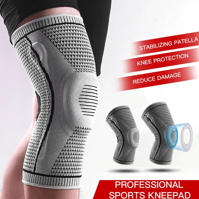 Oneside Compression Knee Sleeve with Silicone Support — Pain Relief