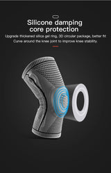 Oneside Compression Knee Sleeve with Silicone Support — Pain Relief