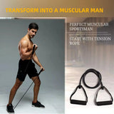 Oneside 5-Level Resistance Bands with Handles — Full-Body Set