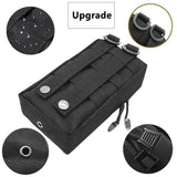 MOLLE Tactical EDC Waist Pouch – 600D Oxford Utility Pack for Outdoor Camping, Hunting, Hiking & Backpack Attachment