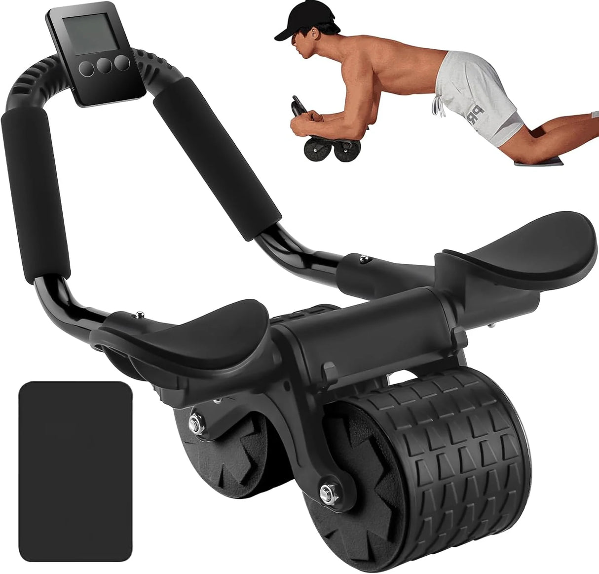 Oneside Auto-Rebound Ab Roller with Elbow Support