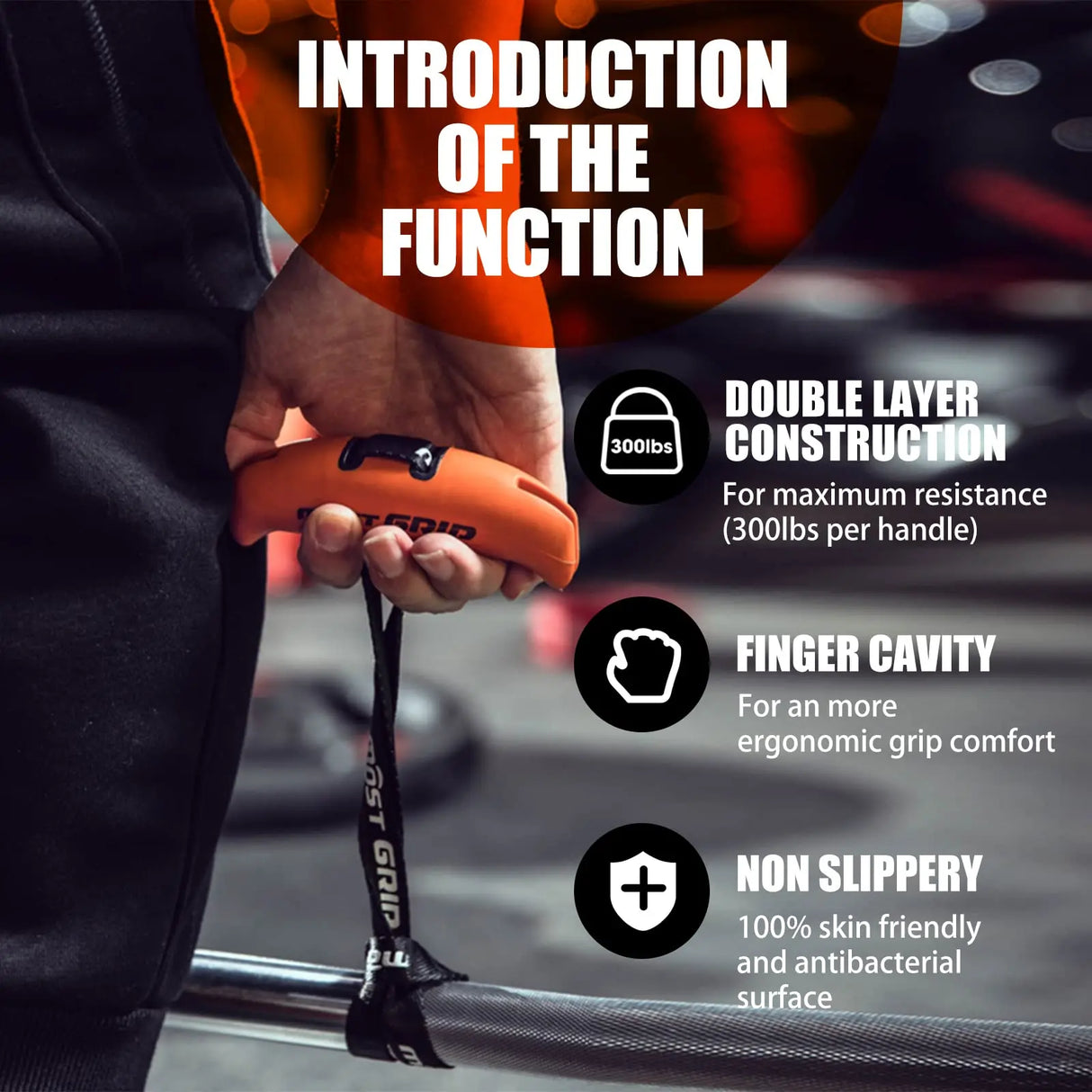 Oneside Pull-Up Handle Grips — Comfortable Grip Pair
