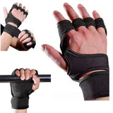 Oneside Fingerless Gym Gloves with Wrist Support