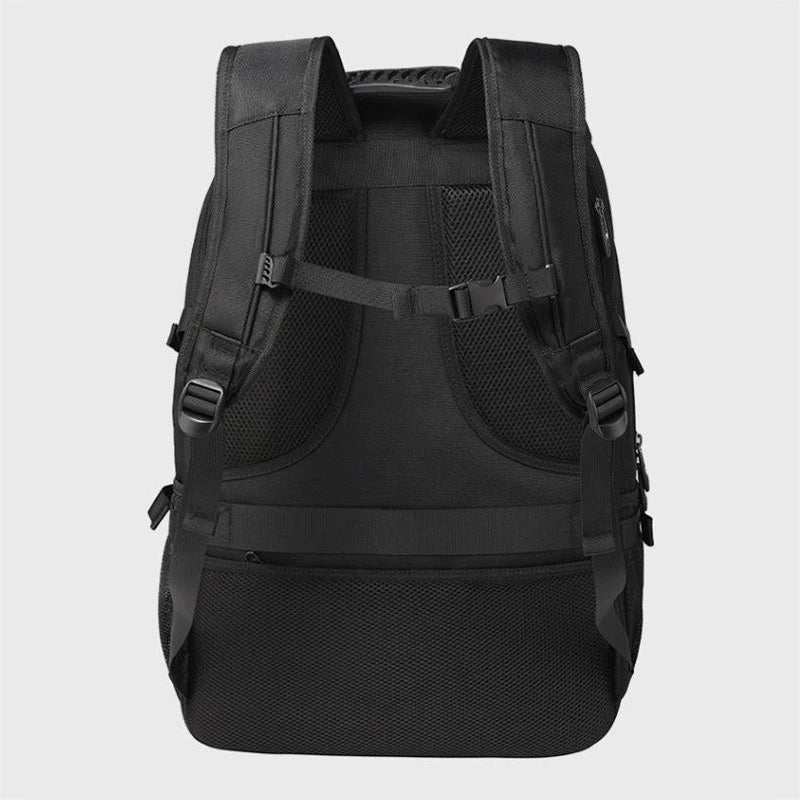 50L / 80L Large Travel Backpack for Men – Waterproof Outdoor Business Bag with Separate Shoe Compartment & Multi-Zone Storage
