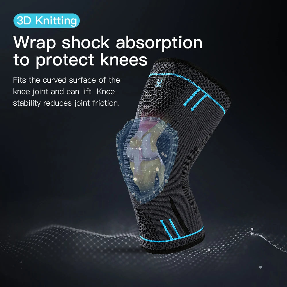 Oneside Compression Knee Sleeve — Spring-Reinforced Support for Sport & Recovery