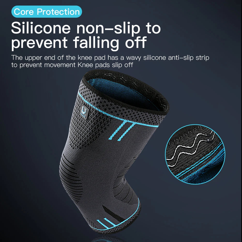Oneside Compression Knee Sleeve — Spring-Reinforced Support for Sport & Recovery