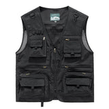 Oneside Men's Multi-Pocket Outdoor Vest — Hiking & Fishing