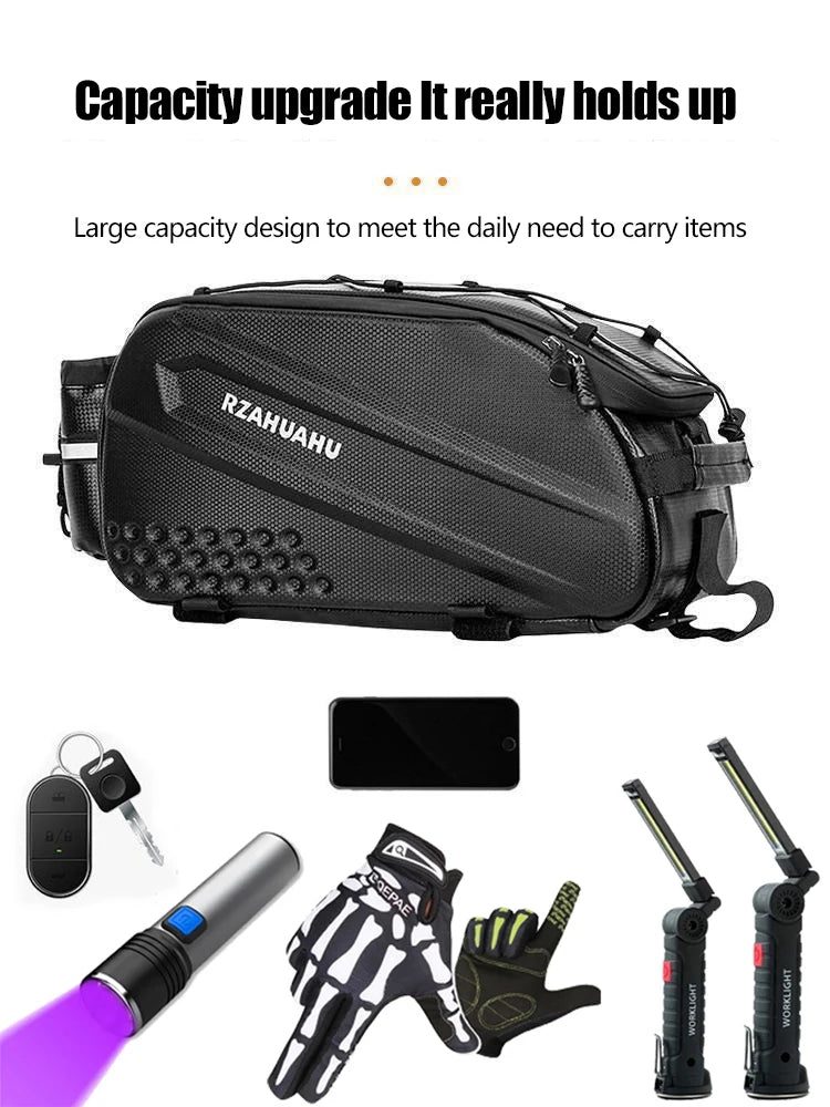 Oneside 10L Bike Rear Seat Bag — Waterproof Rack Saddlebag