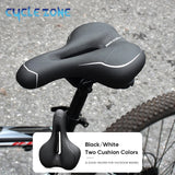 Oneside Hollow Bike Saddle — Breathable Shockproof PU Seat