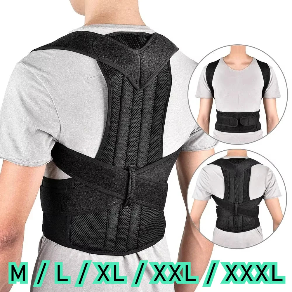 Oneside Reinforced Posture Corrector Vest — Lumbar Belt & Spine Support System