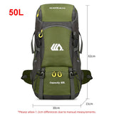Oneside 50L Hiking Backpack — Waterproof Travel Rucksack