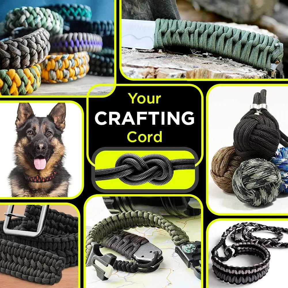 Oneside 50m Military Paracord — 9-Strand 4mm Tactical Rope