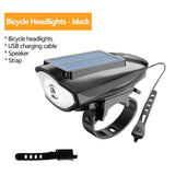 Oneside Solar Bike Light & Bell — LED Headlamp with Horn