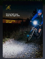 Oneside Solar Bike Light & Bell — LED Headlamp with Horn
