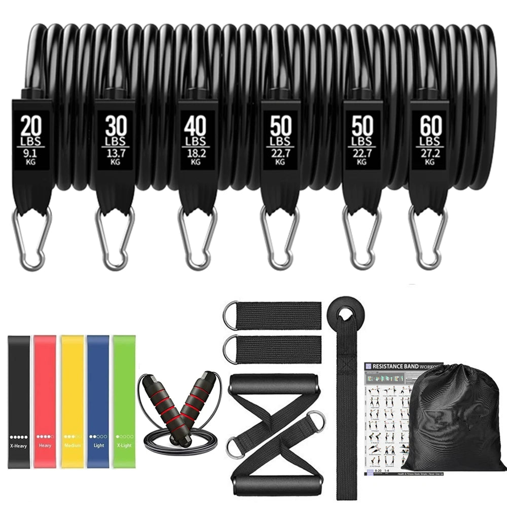 Oneside Workout Bar with Resistance Bands — Yoga & Pilates Set