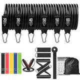 Oneside Workout Bar with Resistance Bands — Yoga & Pilates Set