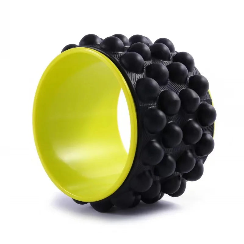 Oneside Foam Yoga Roller Wheel — Back Stretcher & Massager