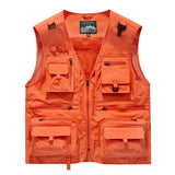 Oneside Men's Multi-Pocket Outdoor Vest — Hiking & Fishing
