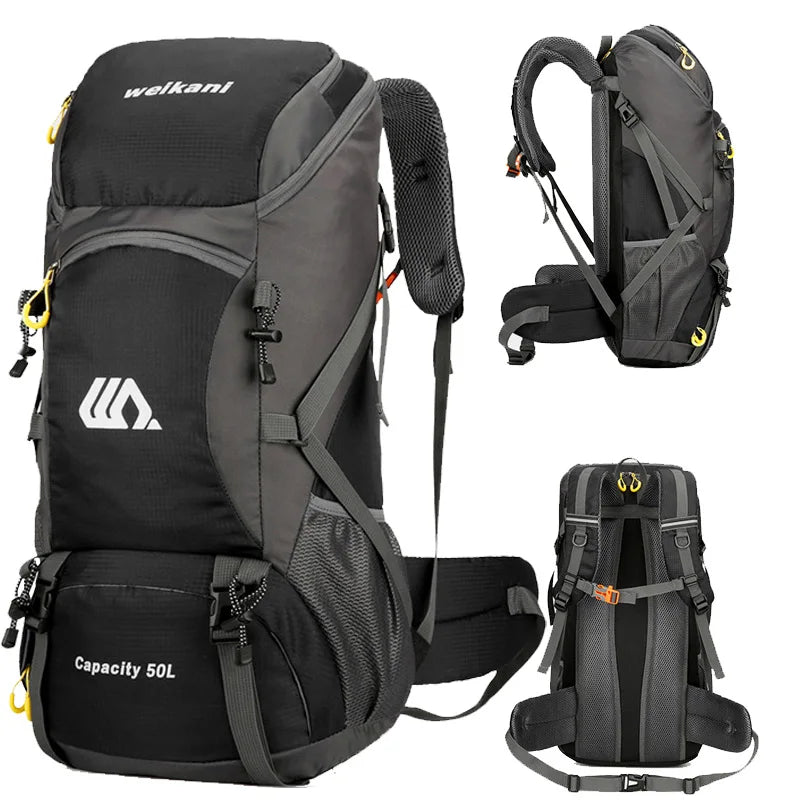 Oneside 50L Hiking Backpack — Waterproof Travel Rucksack