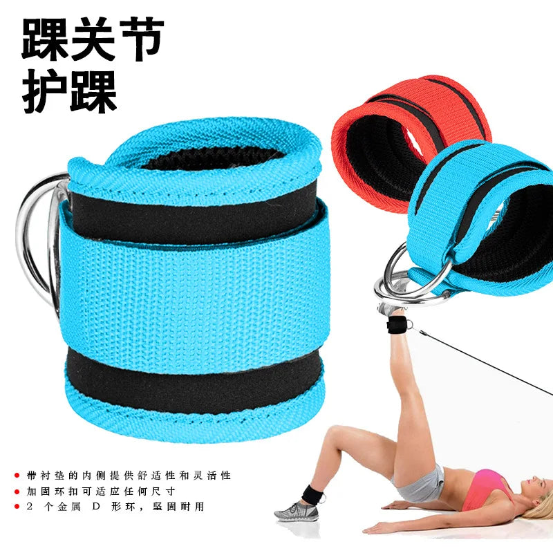 Oneside Ankle Straps for Cable Machines — Adjustable Pair