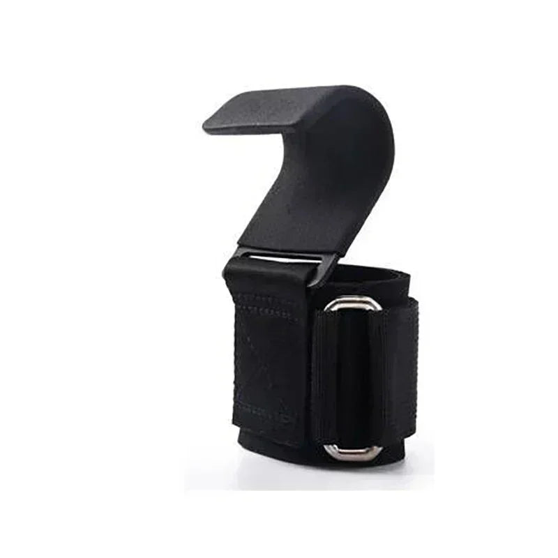Oneside Lifting Hook Grips with Wrist Wraps