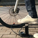 Oneside Mini Bike Pump — Portable Foot Pump with Gauge