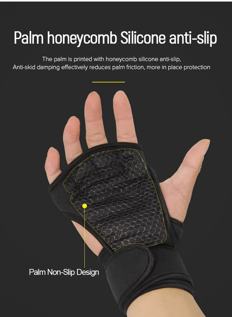 Oneside Workout Gloves with Wrist Wraps