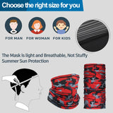 Oneside UV Face Bandana — Seamless Neck Gaiter (2 Pack)