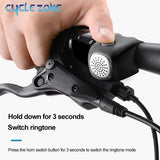 Oneside Electric Bike Bell — 3 Sound Modes, Loud Horn